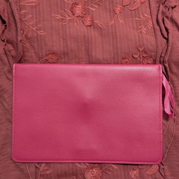 New Juicy Couture Clutch Pink Studded Clutch Make-up Bag - Picture 4 of 5
